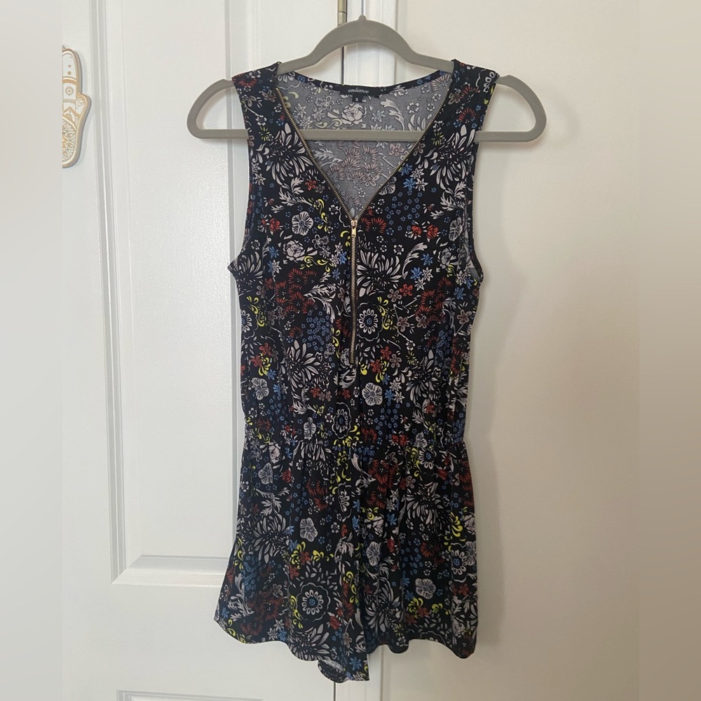 Ambiance Floral Patterned Romper